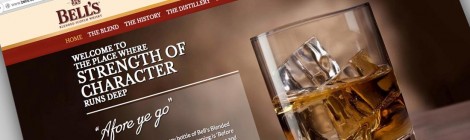 Portfolio: Bell's Whisky website